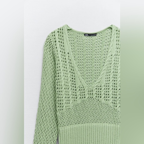 ZARA CHENILLE DRESS - Picture 7 of 7